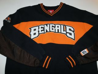 Vtg 1990s Cincinnati Bengals Nfl Vf Imagewear Stitched Crew Neck Sweatshirt M
