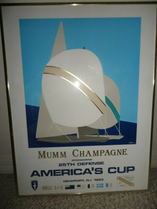1983 - Mumm Champagne Americas Cup - 25th Defense - Newport,  R.  I.