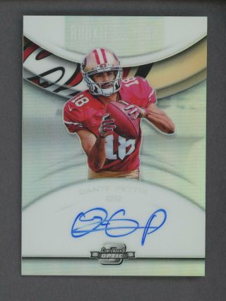 2018 Contenders Optic Silver Roy Dante Pettis Rc Rookie Auto 49ers