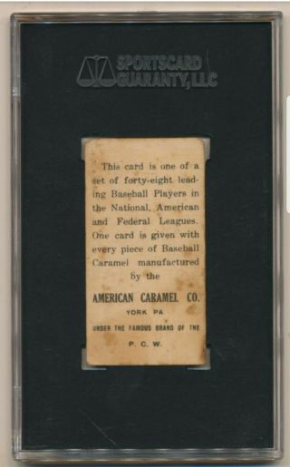 1915 E106 American Caramel Christy Mathewson Matthewson SGC 3 Centered 2