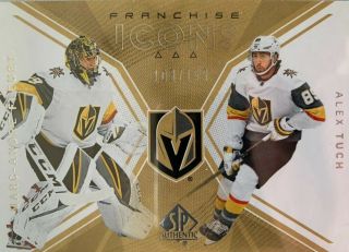 2018 - 19 Sp Authentic Franchise Icons 141 Golden Knights 103/199 Fleury Tuch Hot