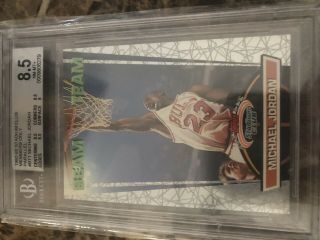 1986 - 1987 Fleer Michael Jordan Chicago Bulls 57 Basketball Card Graded 7. 6