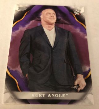 2019 Topps Wwe Undisputed Kurt Angle Purple Parallel 1/5