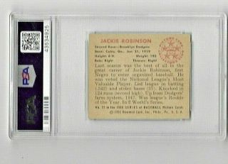 1950 Bowman 22 JACKIE ROBINSON PSA 5 EX Priced To Sell 2