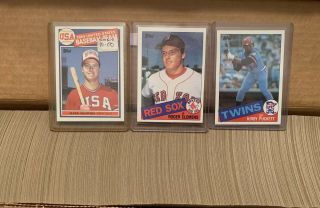1985 Topps Baseball Complete 792 Card Set Mcgwire Puckett Clemens Rookie Rc Mt
