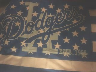 3x5 La Dodgers Flag Los Angeles California Mlb Stars & Stripes