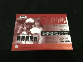 Ben Roethlisberger Steelers 2004 Sage Gold Autograph Auto Rookie Card d 55/70 2