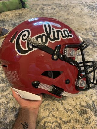 South Carolina Gamecocks Game Worn Helmet Ncaa Football 2018 Kier Thomas