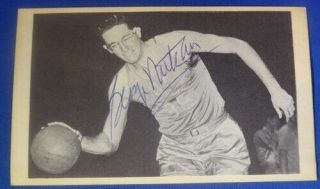 George Mikan Hof Dec 2005 Signed Autograph 3x5 Minneapolis Lakers 1946 - 56