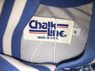 Rare Houston Oilers Chalk Line Jacket Sz.  S Satin Bomber Varsity NFL Vintage 4