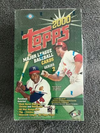 2000 Topps Baseball Series 2 Hobby Box - Factory
