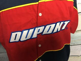 NASCAR Winners Circle Jeff Gordon 24 Dupont Motorsport Mens Button Up Shirt L 3