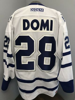 Ccm Tie Domi Toronto Maple Leafs Hockey Jersey Adult M