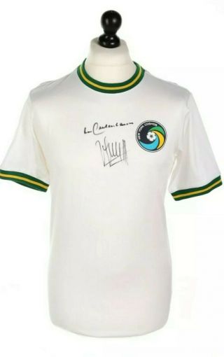 Signed Cruyff And Beckenbauer Jersey With