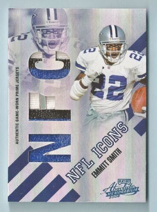 Emmitt Smith 2008 Absolute Memorabilia 5 Color Patch 1/10