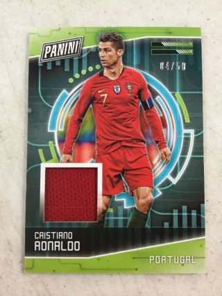 2017 - 18 Panini Cyber Monday Cristiano Ronaldo Jersey Patch Relic Card 4/50