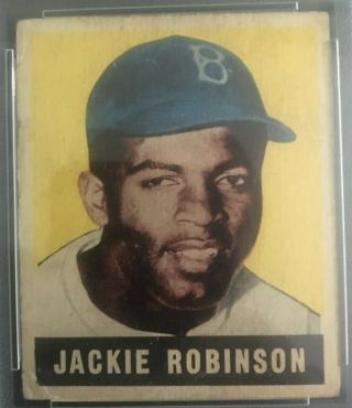 Jackie Robinson 1948 Leaf PSA 2.  5 Centered Rookie Card 2