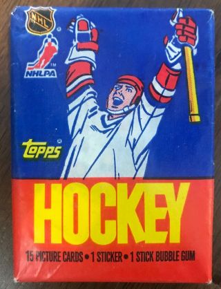 1986 Topps Hockey Wax Pack
