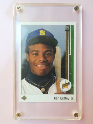 1989 Upper Deck Ken Griffey Seattle Mariners 1 Baseball Card