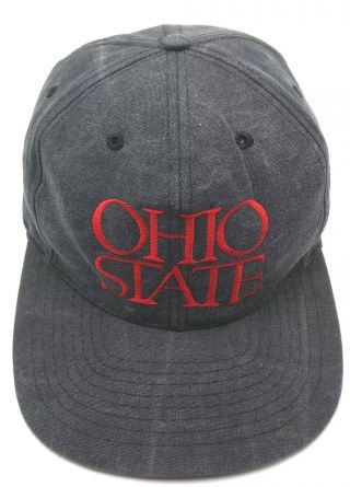 Ohio State Buckeyes Vintage Gray Adjustable Cap / Hat