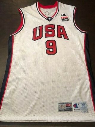 VINCE CARTER 2000 GAME - ISSUED OLYMPIC JERSEY 2