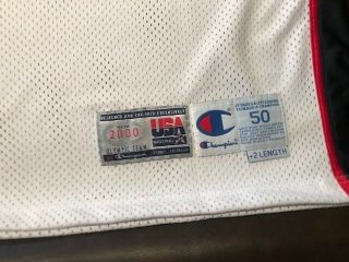 VINCE CARTER 2000 GAME - ISSUED OLYMPIC JERSEY 3