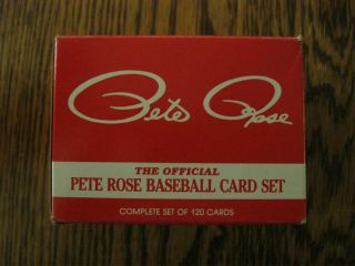 Pete Rose 1985 Topps Complete Set 1 - 120 Cards Ex/nm