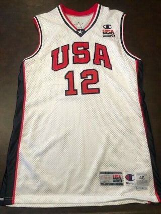 Ray Allen 2000 game - issued OLYMPIC JERSEY 2