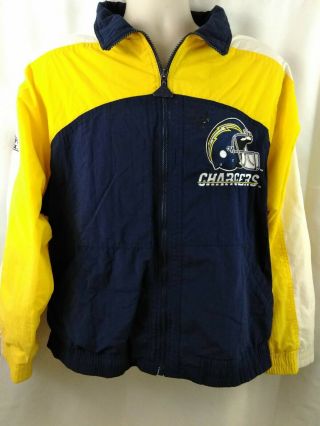 Vintage Sd Chargers La Team Nfl Football Jacket By Apex One Men 