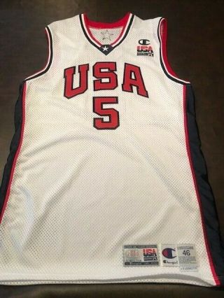 Jason Kidd Game - Issued 2000 Olympic Jersey