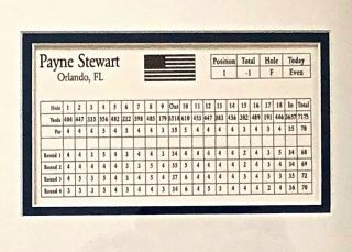 PAYNE STEWART 1999 US OPEN GOLF TRIBUTE TO A CHAMPION - SPRING 50 4