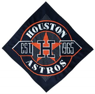 Houston Astros Mlb Baseball Established 1965 Large 15.  5 " Team Logo Patch