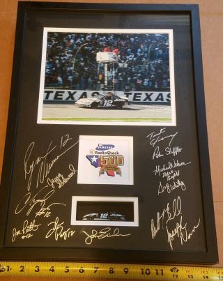 Nascar 13 Autographs - Framed Ryan Newman Win At Texas Motor Speedway Memorabilia