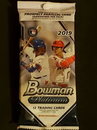 2019 Bowman Platinum Baseball Guaranteed Autograph Auto Hot Pack