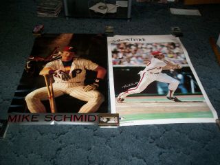 2 Mike Schmidt Posters Nike & Sports Illustrated Ex,