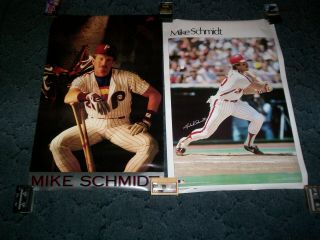2 Mike Schmidt Posters Nike & Sports Illustrated EX, 2