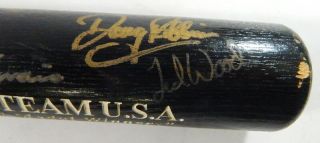 1988 Team U.  S.  A.  Baseball Team Signed Gold Medal Winners Baseball Bat (20 - Autos) 3