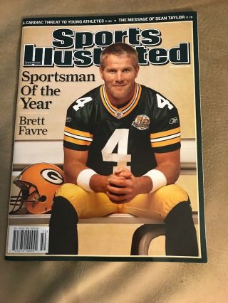 Sports Illustrated Brett Favre Sportsman Of The Year 12/10/07 2007
