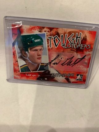 Link Gaetz 05 - 06 In The Game Tough Customers 2005 - 06 Autograph 15884
