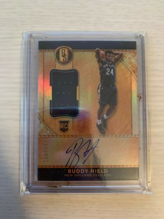 2016 - 17 Panini Gold Standard Buddy Hield Rc Patch Auto 196/199 Pelicans Kings