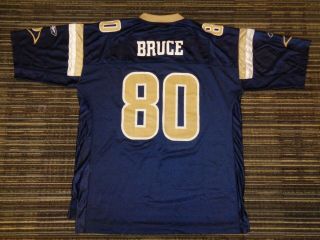 Pristine Isaac Issac Bruce 80 St.  Louis Los Angeles Rams Reebok Nfl Game Jersey