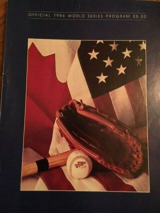 Official 1986 World Series Program - York Mets Vs Boston Red Sox - 1 Owner