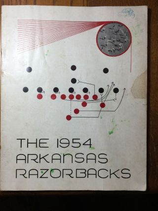 The 1954 Arkansas Razorbacks Football Yearbook