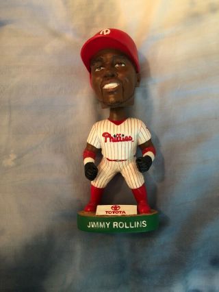 Jimmy Rollins 2002 Philadelphia Phillies 11 Bd&a Bobble Head Bobblehead Jroll