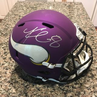 Kirk Cousins Signed Autographed Minnesota Vikings Full Size Helmet