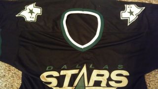Vintage Dallas Stars STARTER NHL Hockey Jersey Men ' s Size L 3