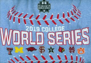 2019 College World Series Cws Blue Xl T Shirt