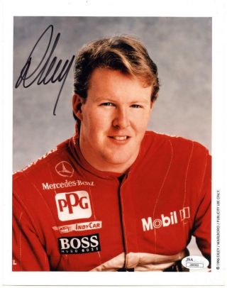 Paul Tracy Indy 500 Autographed Signed 8 X 10 Photo Mercedes Benz Mobil Jsa
