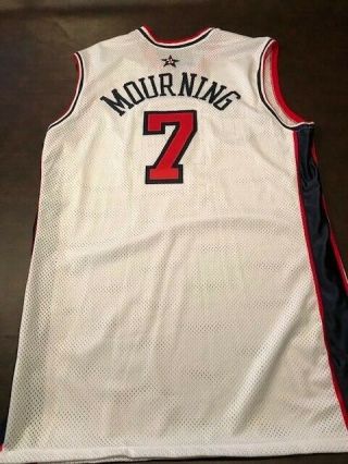 Alonzo Mourning Game - Issued 2000 Olympic Jersey