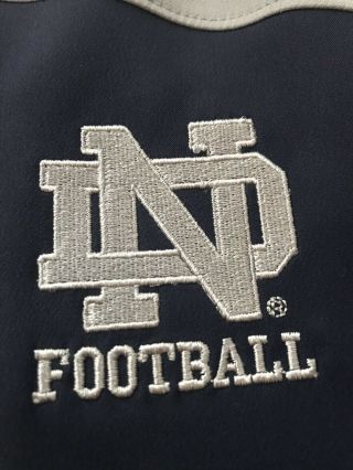 Notre Dame Irish Football Under Armour Team Issued 1/4 Zip Pullover Large 4